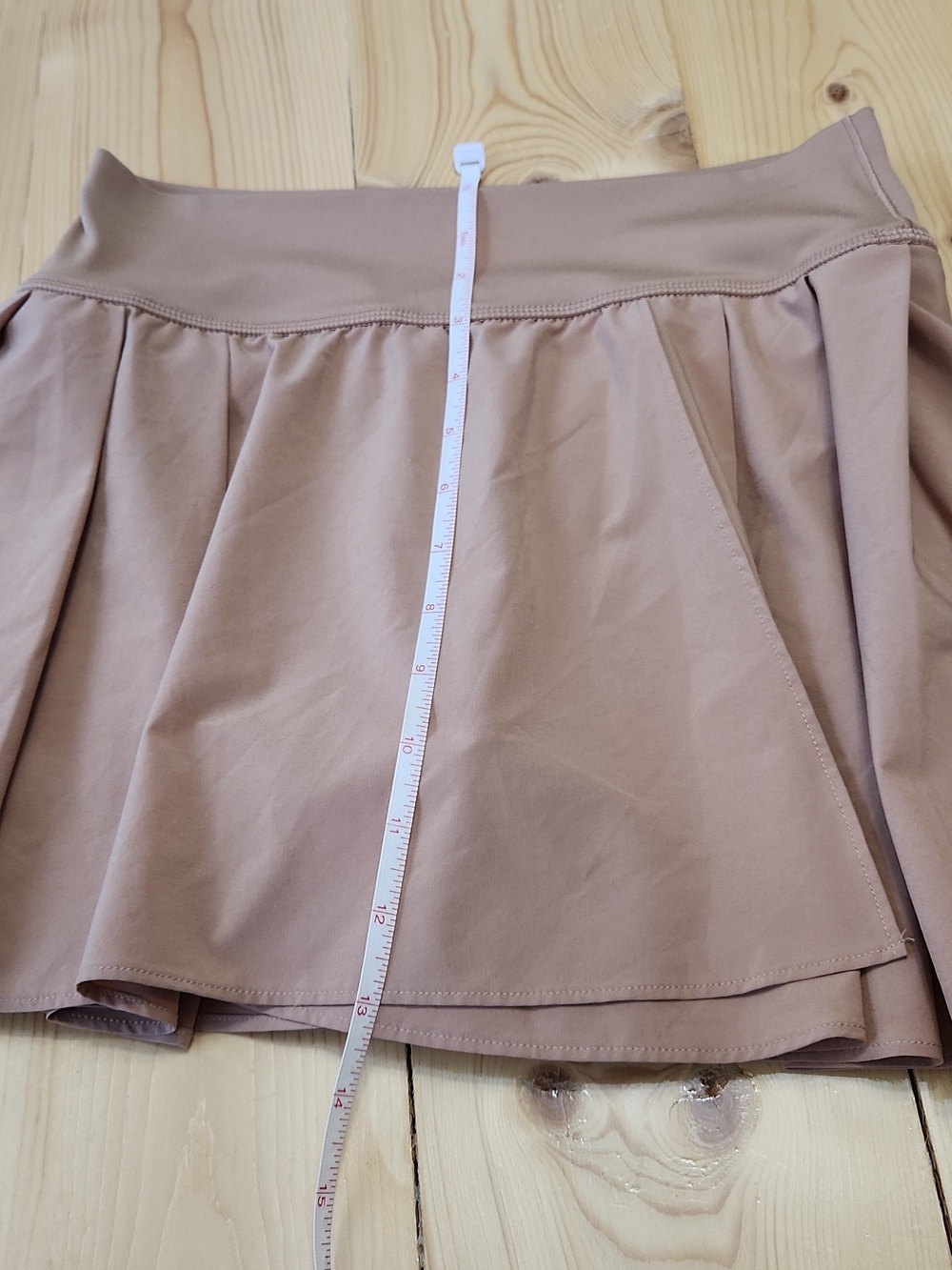 aerie Tan Pleated Mini Skirt - Picture 11 of 14